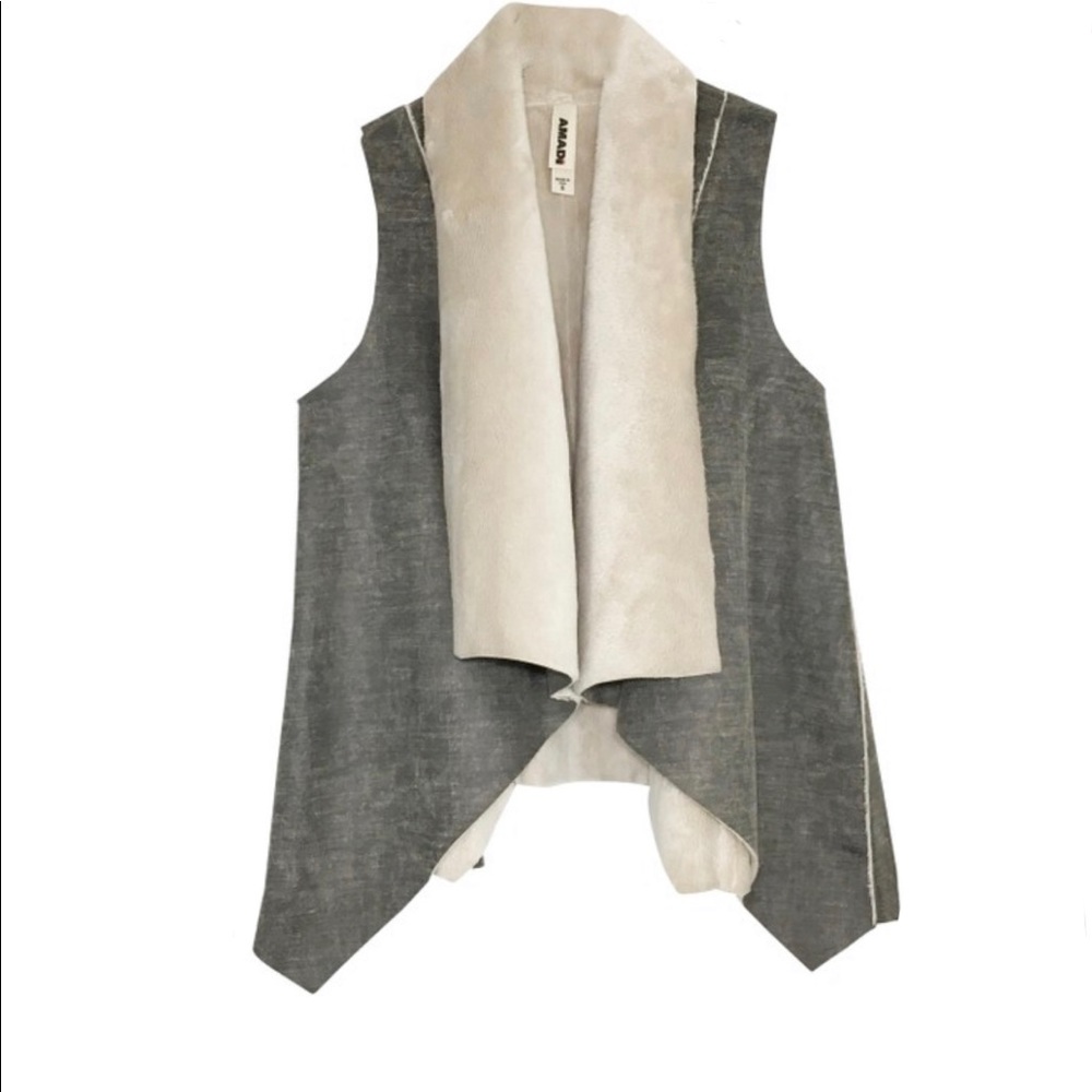 Anthropologie Gray Amadi Vest